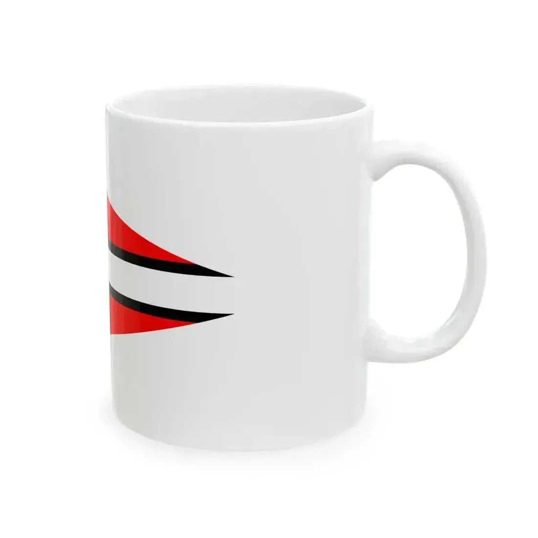 Burgee of Societa Velica di Barcola e Grignano (Italy) White Coffee Mug - Go Mug Yourself