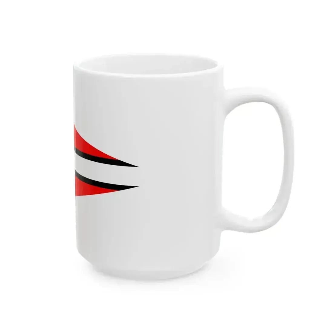 Burgee of Societa Velica di Barcola e Grignano (Italy) White Coffee Mug - Go Mug Yourself