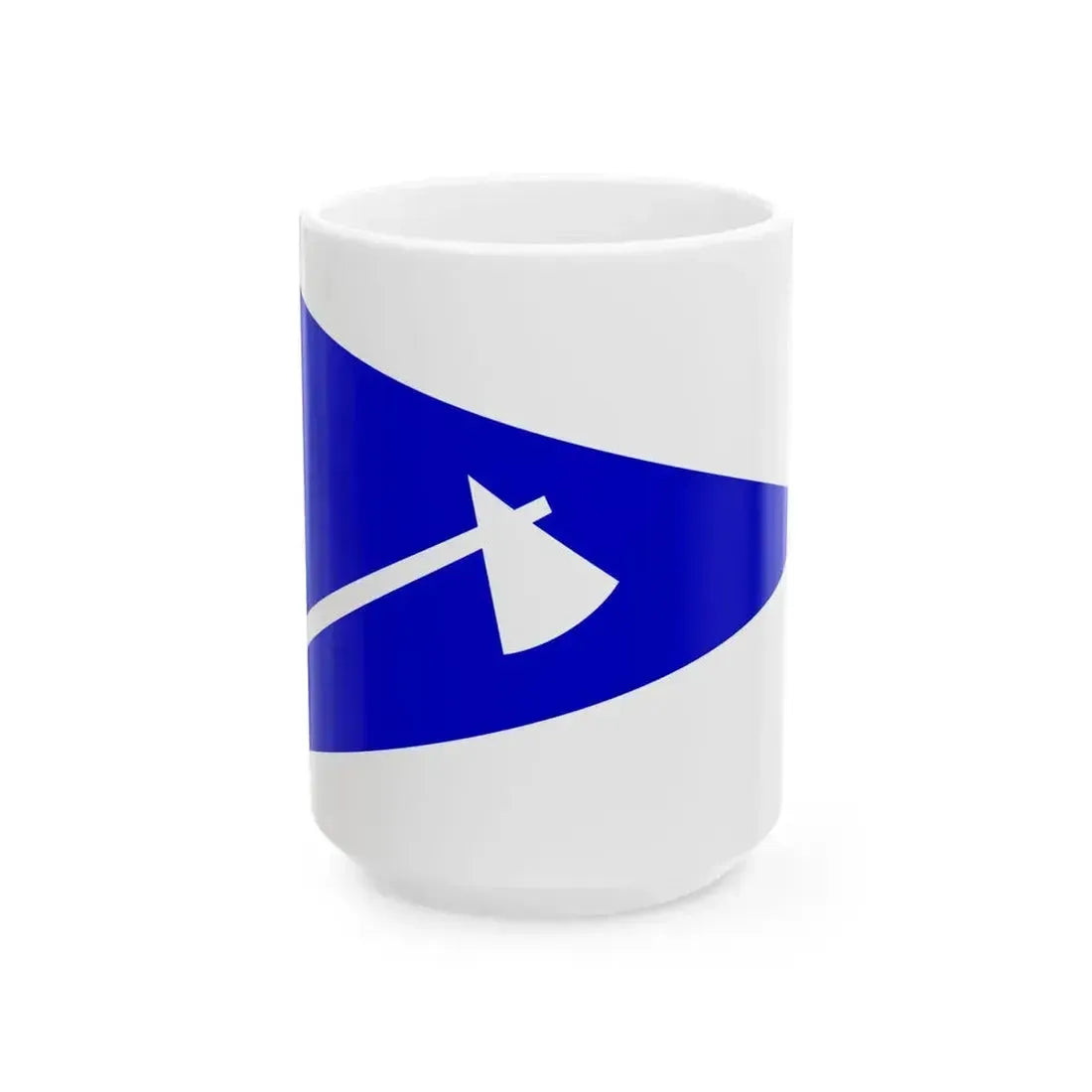 Burgee of Squantum YC (United States) White Coffee Mug 15oz - Go Mug Yourself