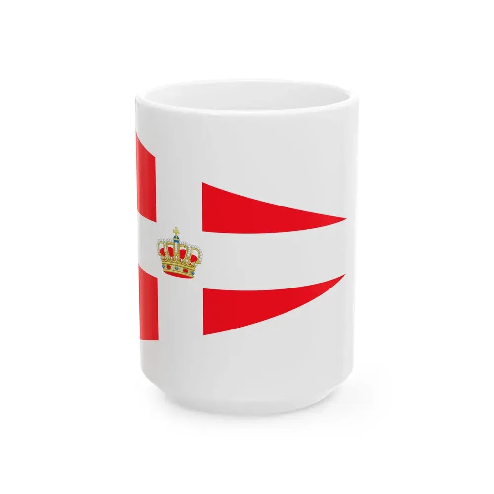 Burgee of SRNA (Belgium) White Coffee Mug 15oz - Go Mug Yourself