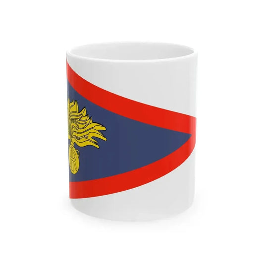 Burgee of the fleet of the Arma dei Carabinieri (Italy) White Coffee Mug 11oz - Go Mug Yourself
