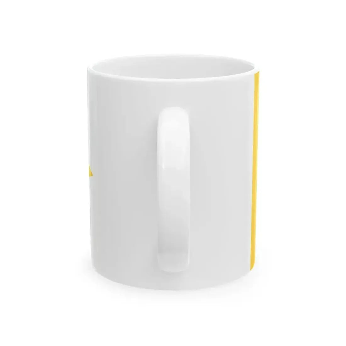 Burgee of the fleet of the Guardia di Finanza (Italy) White Coffee Mug - Go Mug Yourself