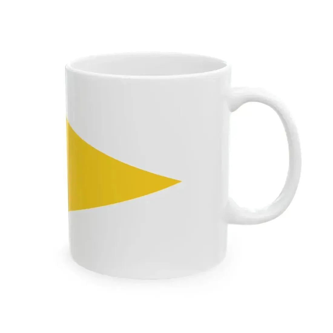 Burgee of the fleet of the Guardia di Finanza (Italy) White Coffee Mug - Go Mug Yourself
