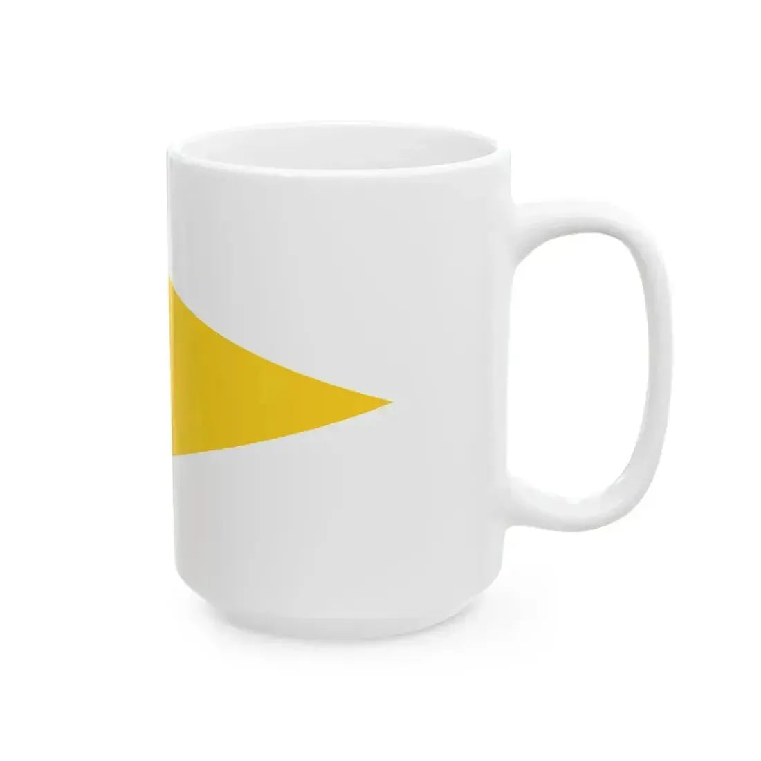 Burgee of the fleet of the Guardia di Finanza (Italy) White Coffee Mug - Go Mug Yourself