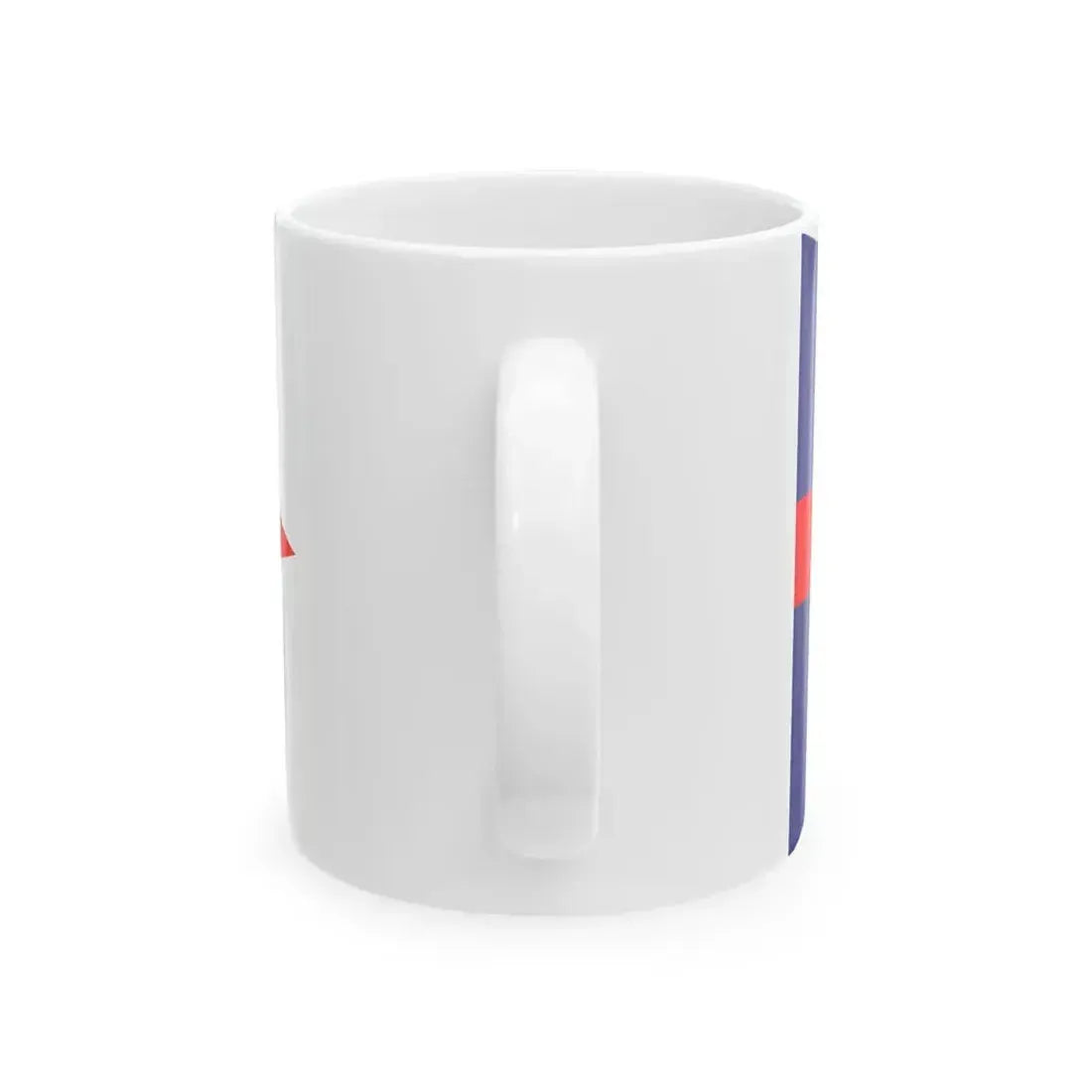 Burgee of the New York Yacht Club (United States) White Coffee Mug - Go Mug Yourself