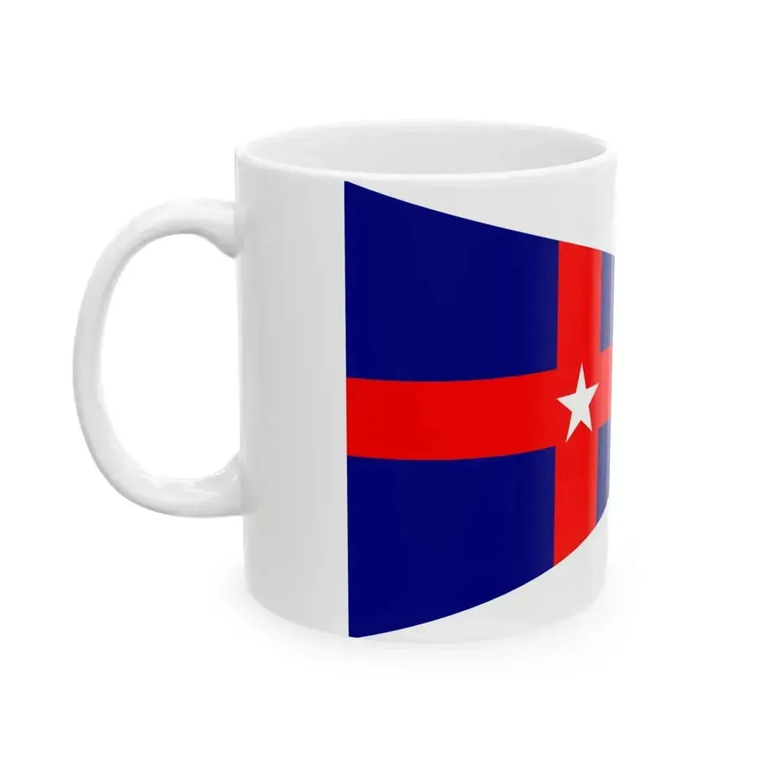 Burgee of the New York Yacht Club (United States) White Coffee Mug - Go Mug Yourself