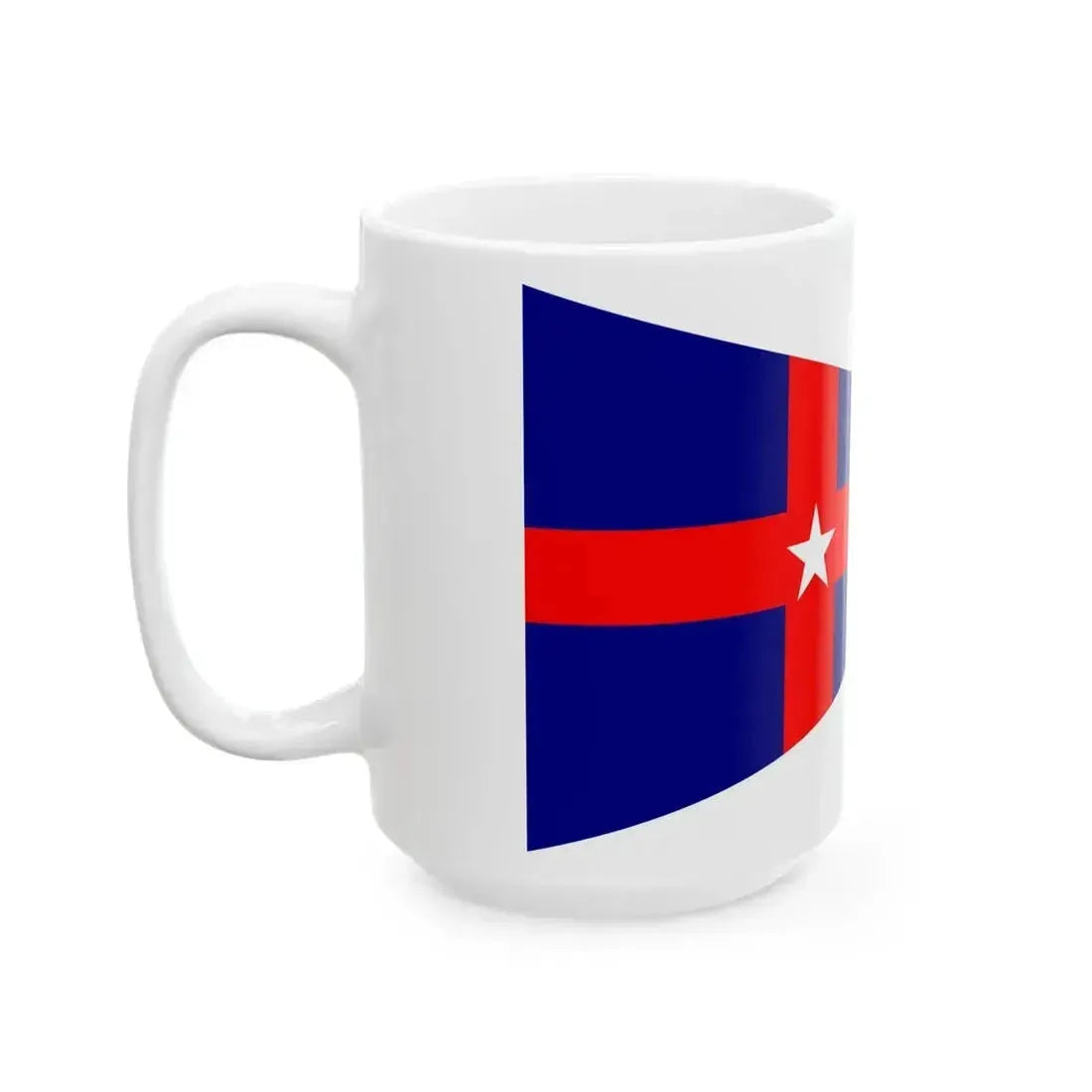 Burgee of the New York Yacht Club (United States) White Coffee Mug - Go Mug Yourself