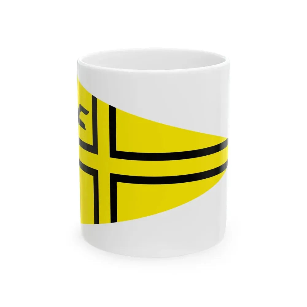 Burgee of VVW Galgenweel (Belgium) White Coffee Mug 11oz - Go Mug Yourself