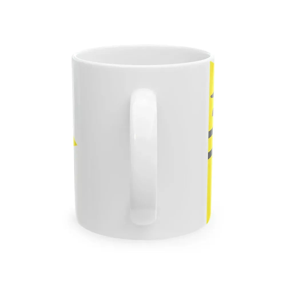 Burgee of VVW Galgenweel (Belgium) White Coffee Mug - Go Mug Yourself