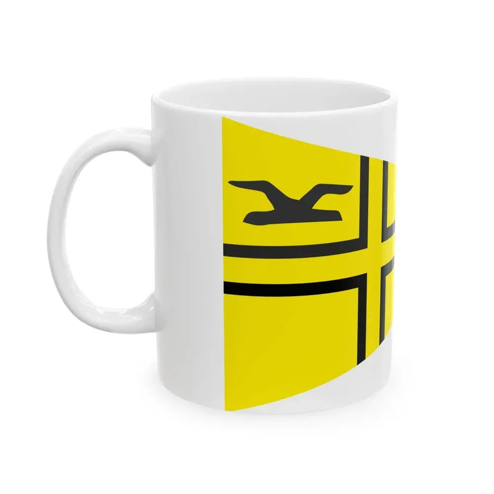Burgee of VVW Galgenweel (Belgium) White Coffee Mug - Go Mug Yourself