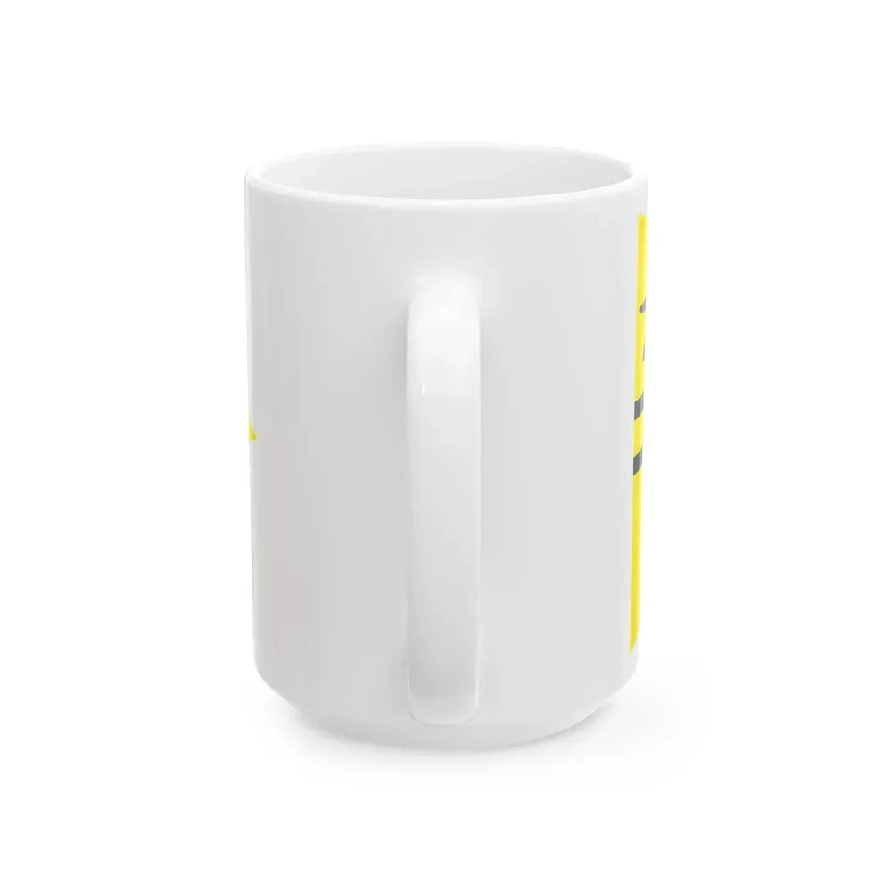 Burgee of VVW Galgenweel (Belgium) White Coffee Mug - Go Mug Yourself