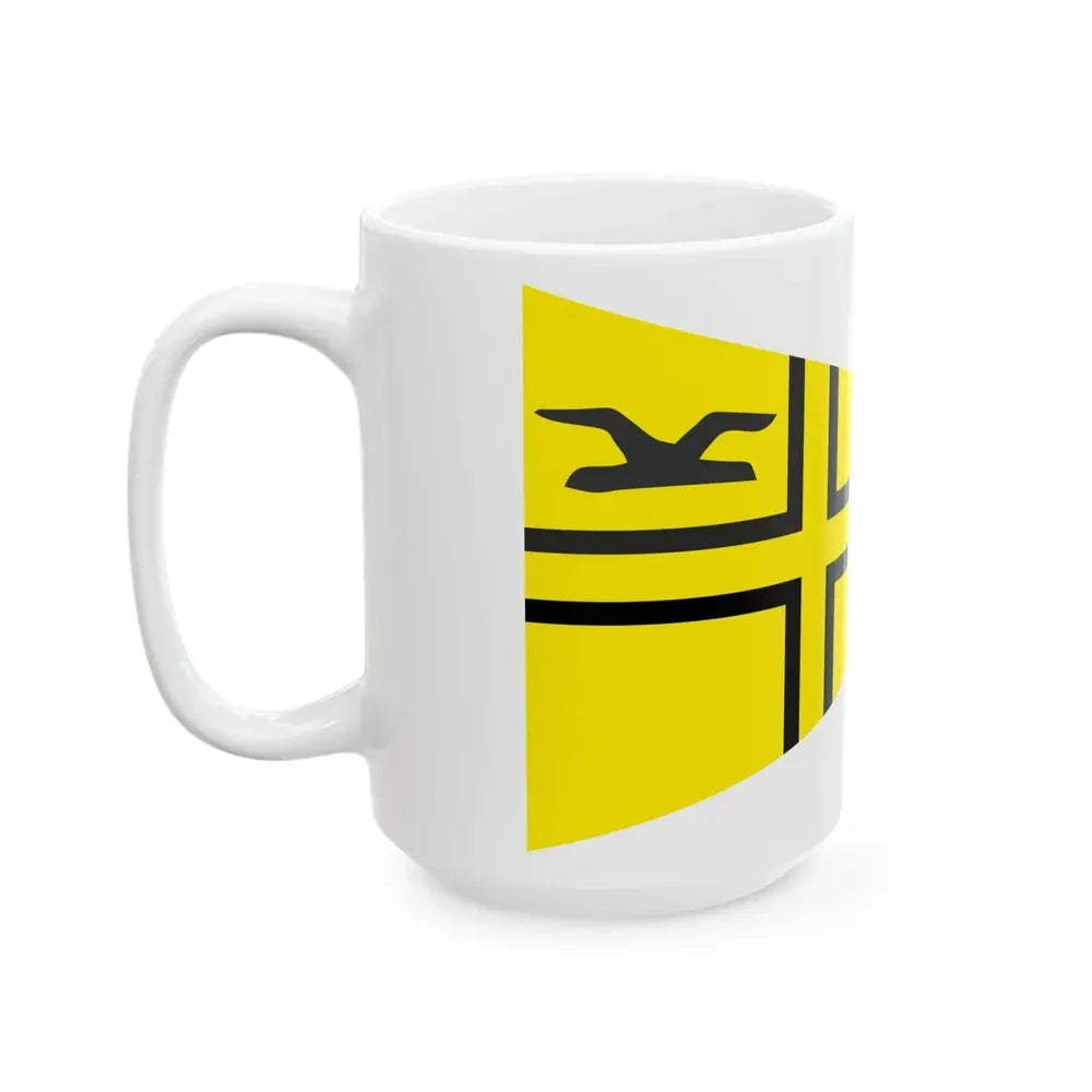 Burgee of VVW Galgenweel (Belgium) White Coffee Mug - Go Mug Yourself