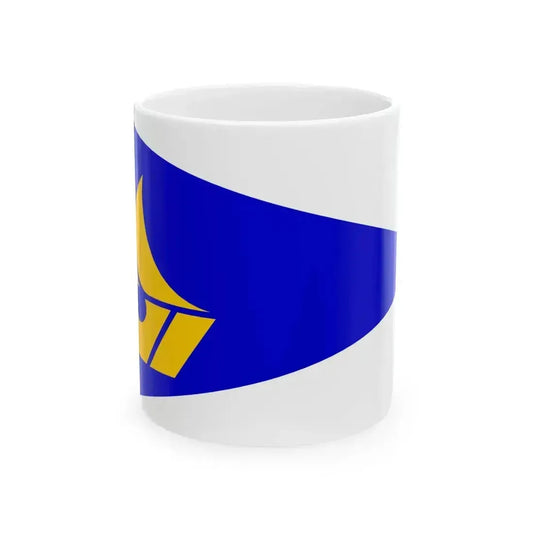Burgee of Walnut Valley Sailing Club (United States) White Coffee Mug 11oz - Go Mug Yourself