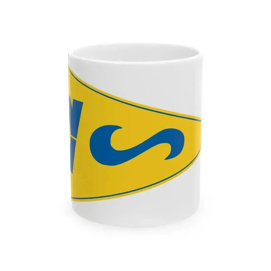 Burgee of Watersport Vereniging Scharendijke (Netherlands) White Coffee Mug 11oz - Go Mug Yourself