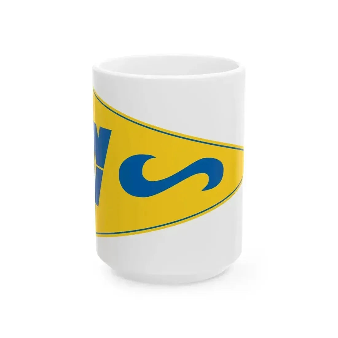 Burgee of Watersport Vereniging Scharendijke (Netherlands) White Coffee Mug 15oz - Go Mug Yourself