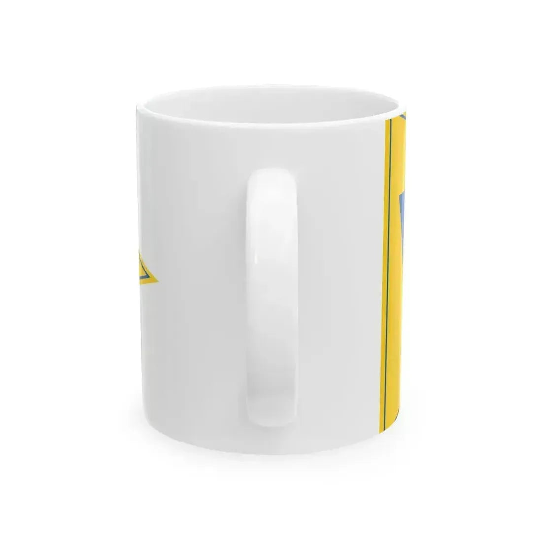 Burgee of Watersport Vereniging Scharendijke (Netherlands) White Coffee Mug - Go Mug Yourself