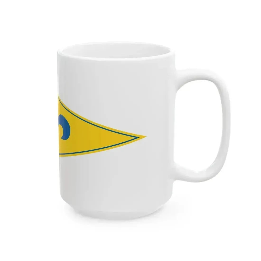 Burgee of Watersport Vereniging Scharendijke (Netherlands) White Coffee Mug - Go Mug Yourself