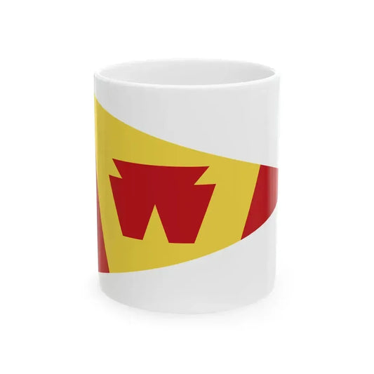 Burgee of Windycrest Sailing Club (United States) White Coffee Mug 11oz - Go Mug Yourself