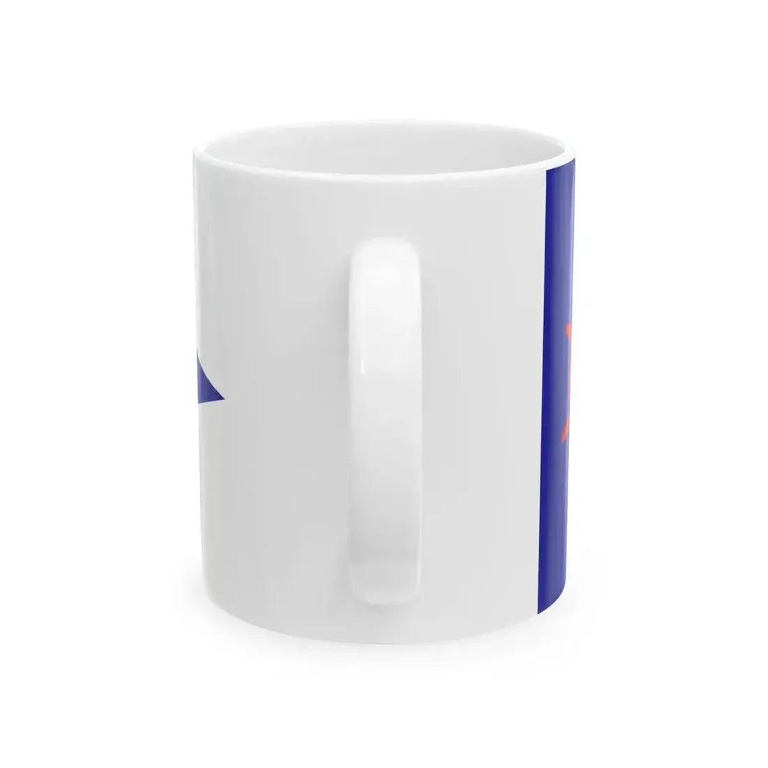 Burgee of Y C Rosario (Argentina) White Coffee Mug - Go Mug Yourself