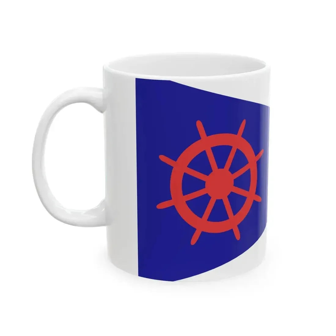 Burgee of Y C Rosario (Argentina) White Coffee Mug - Go Mug Yourself
