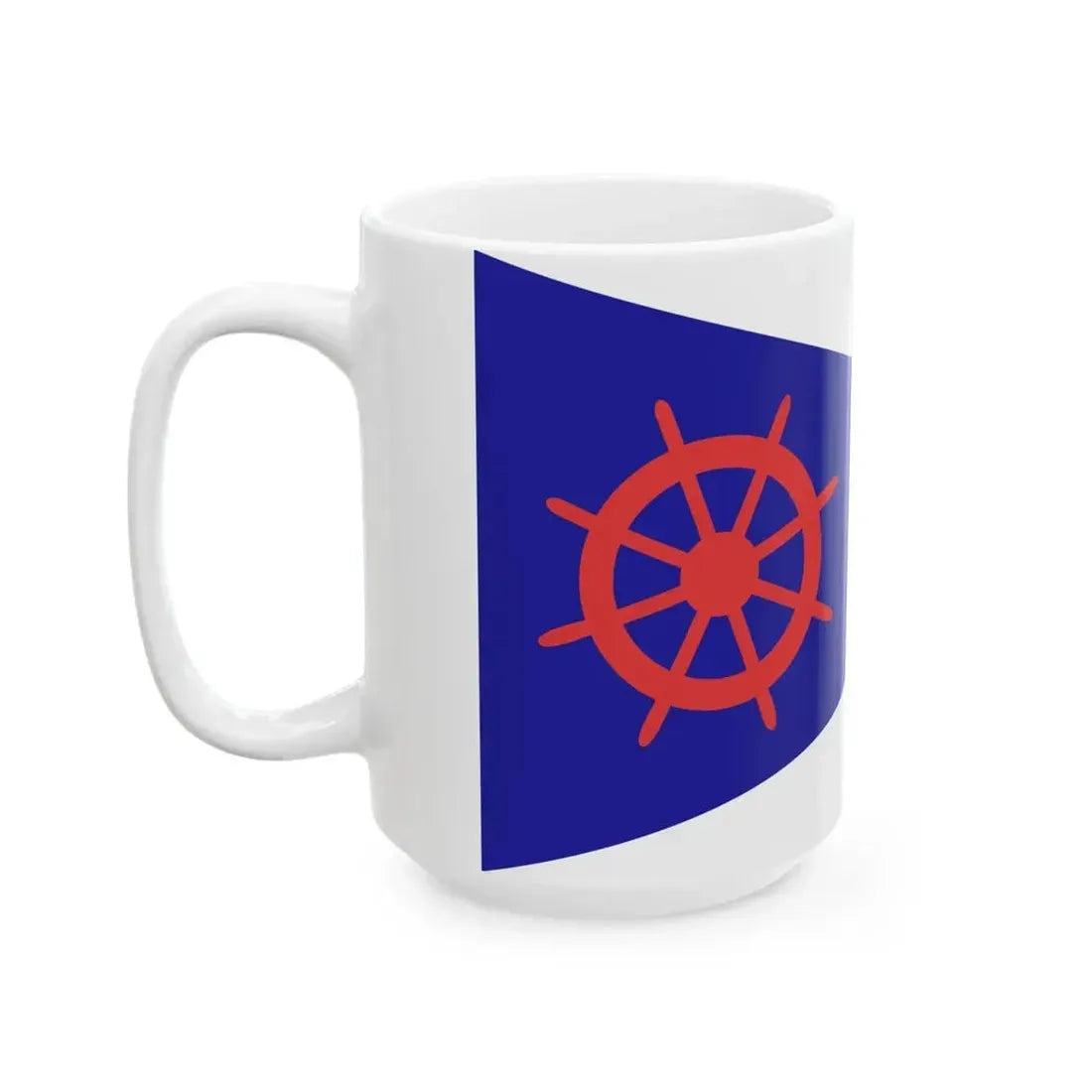 Burgee of Y C Rosario (Argentina) White Coffee Mug - Go Mug Yourself