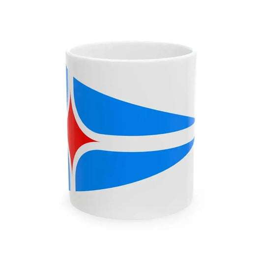 Burgee of Yacht Club Costa Smeralda (Italy) White Coffee Mug 11oz - Go Mug Yourself