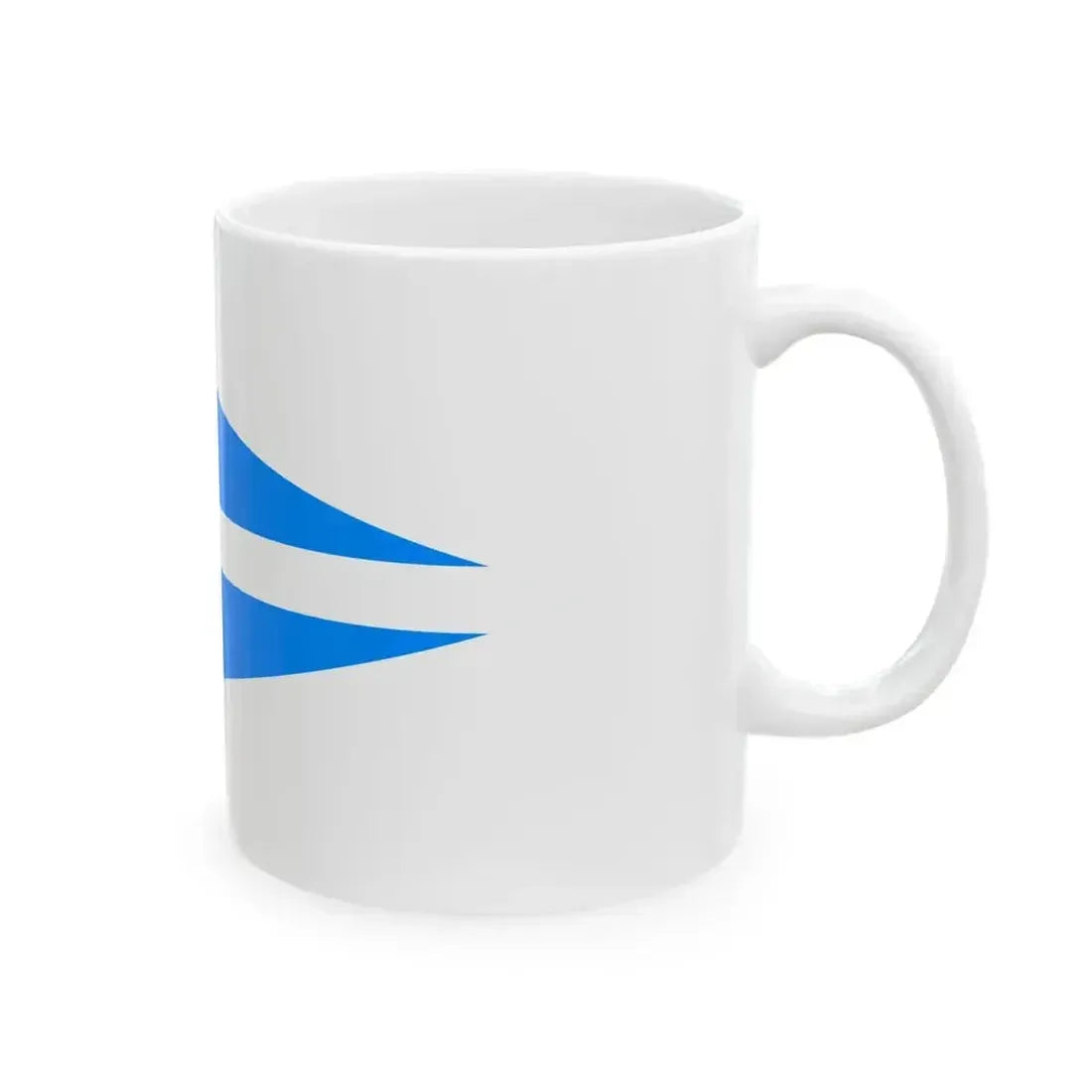 Burgee of Yacht Club Costa Smeralda (Italy) White Coffee Mug - Go Mug Yourself