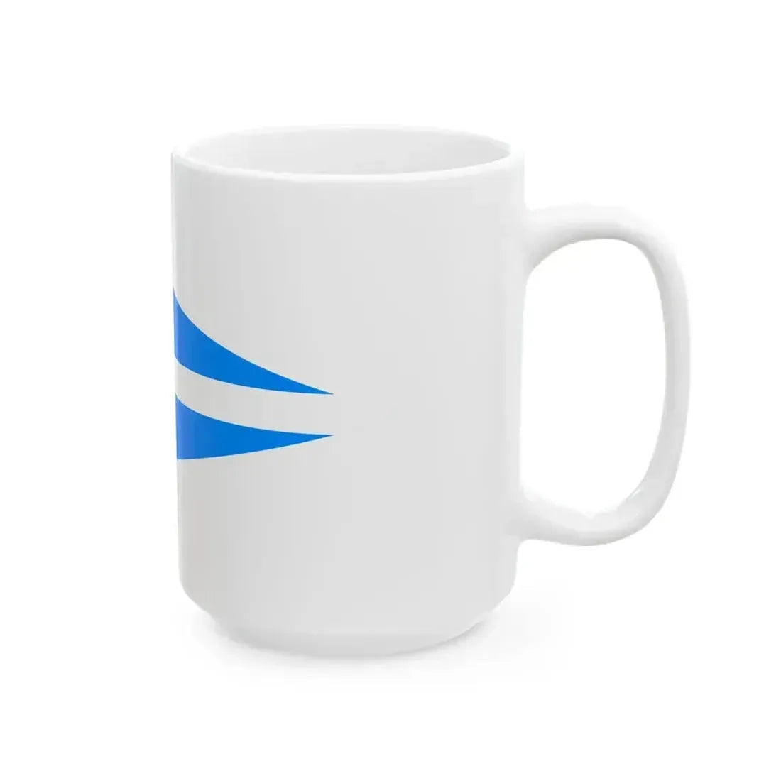 Burgee of Yacht Club Costa Smeralda (Italy) White Coffee Mug - Go Mug Yourself