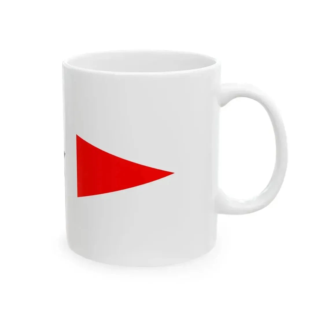 Burgee of Yacht Club de France (France) White Coffee Mug - Go Mug Yourself