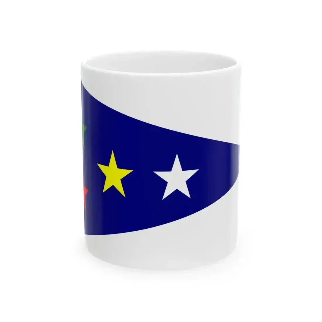 Burgee of Yacht Club Santo Stefano (Italy) White Coffee Mug 11oz - Go Mug Yourself
