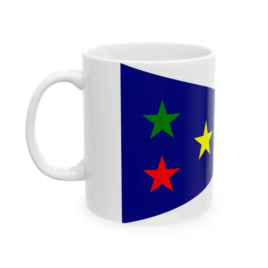 Burgee of Yacht Club Santo Stefano (Italy) White Coffee Mug - Go Mug Yourself
