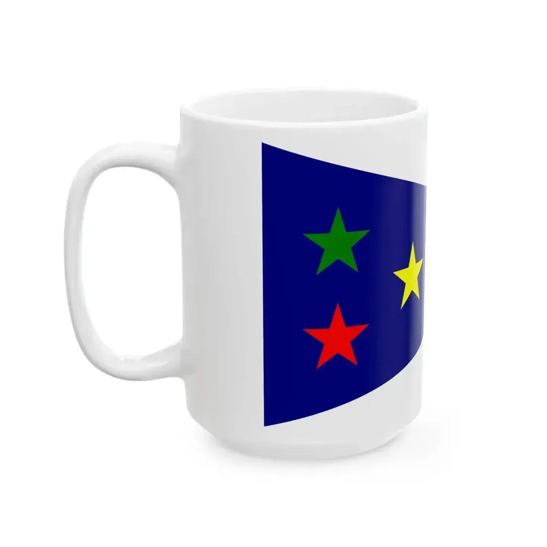 Burgee of Yacht Club Santo Stefano (Italy) White Coffee Mug - Go Mug Yourself