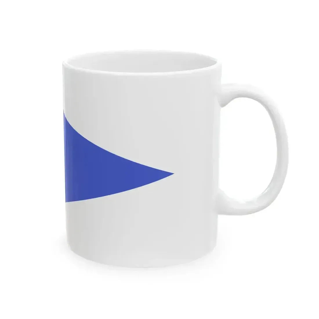 Burgee of yachting ships of the Regia Marina (Italy) White Coffee Mug - Go Mug Yourself