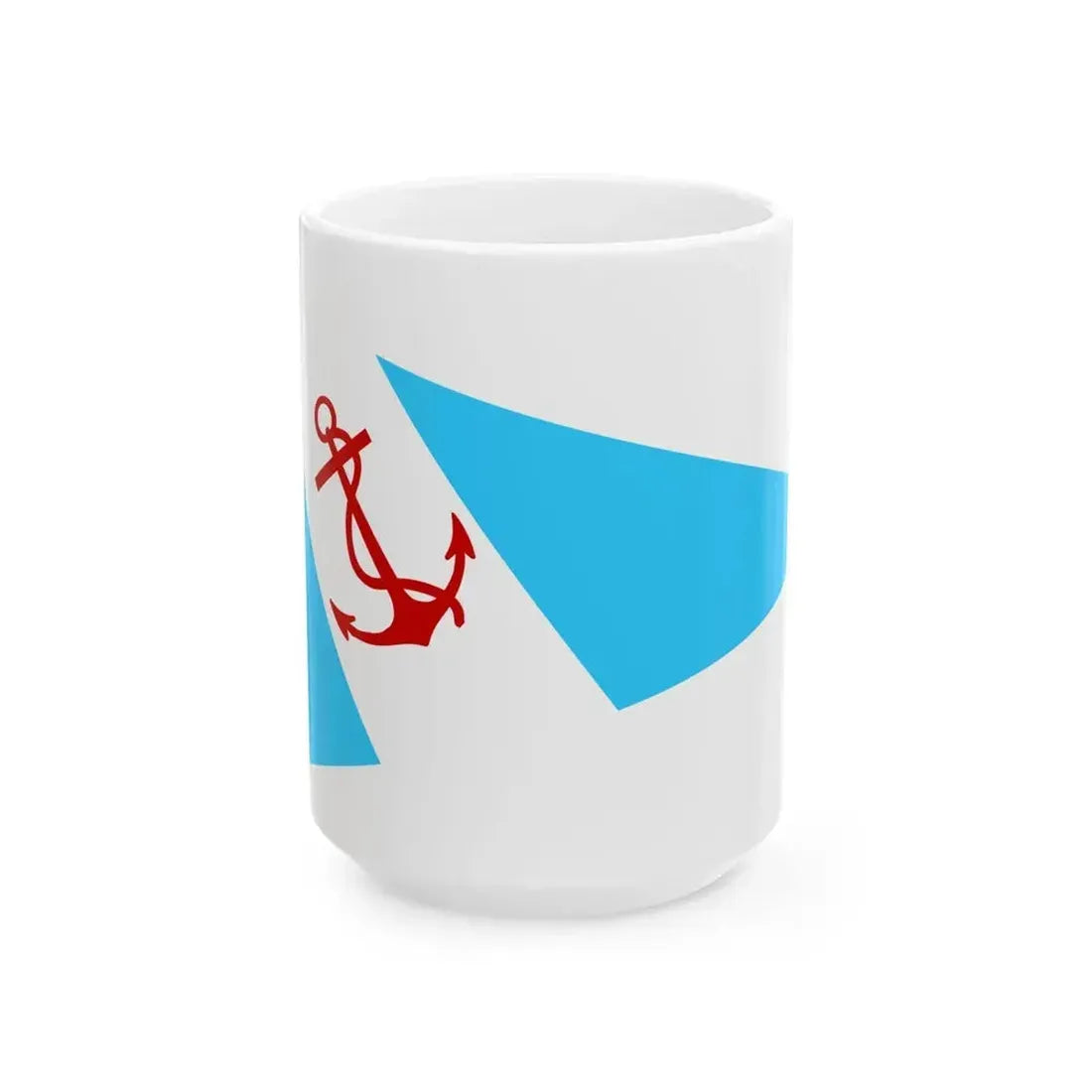 Burgee of YC Argentino (Argentina) White Coffee Mug 15oz - Go Mug Yourself