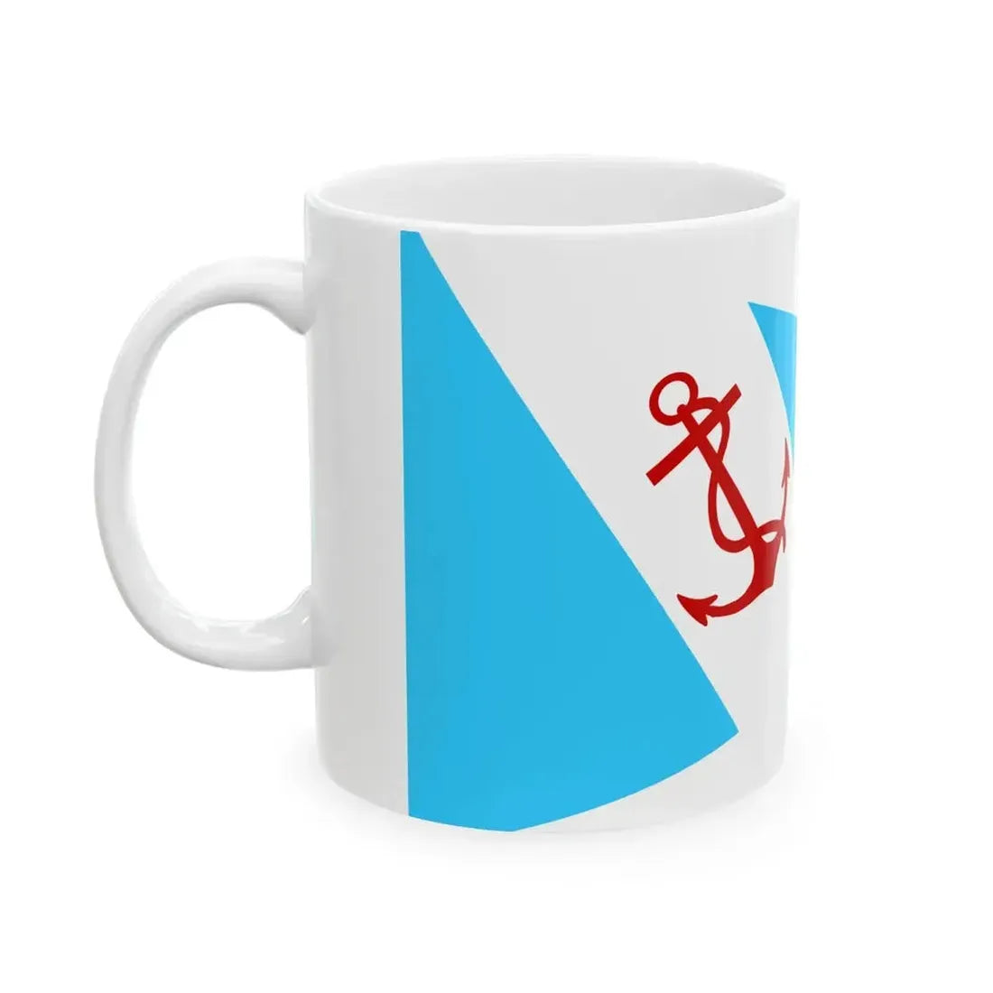 Burgee of YC Argentino (Argentina) White Coffee Mug - Go Mug Yourself