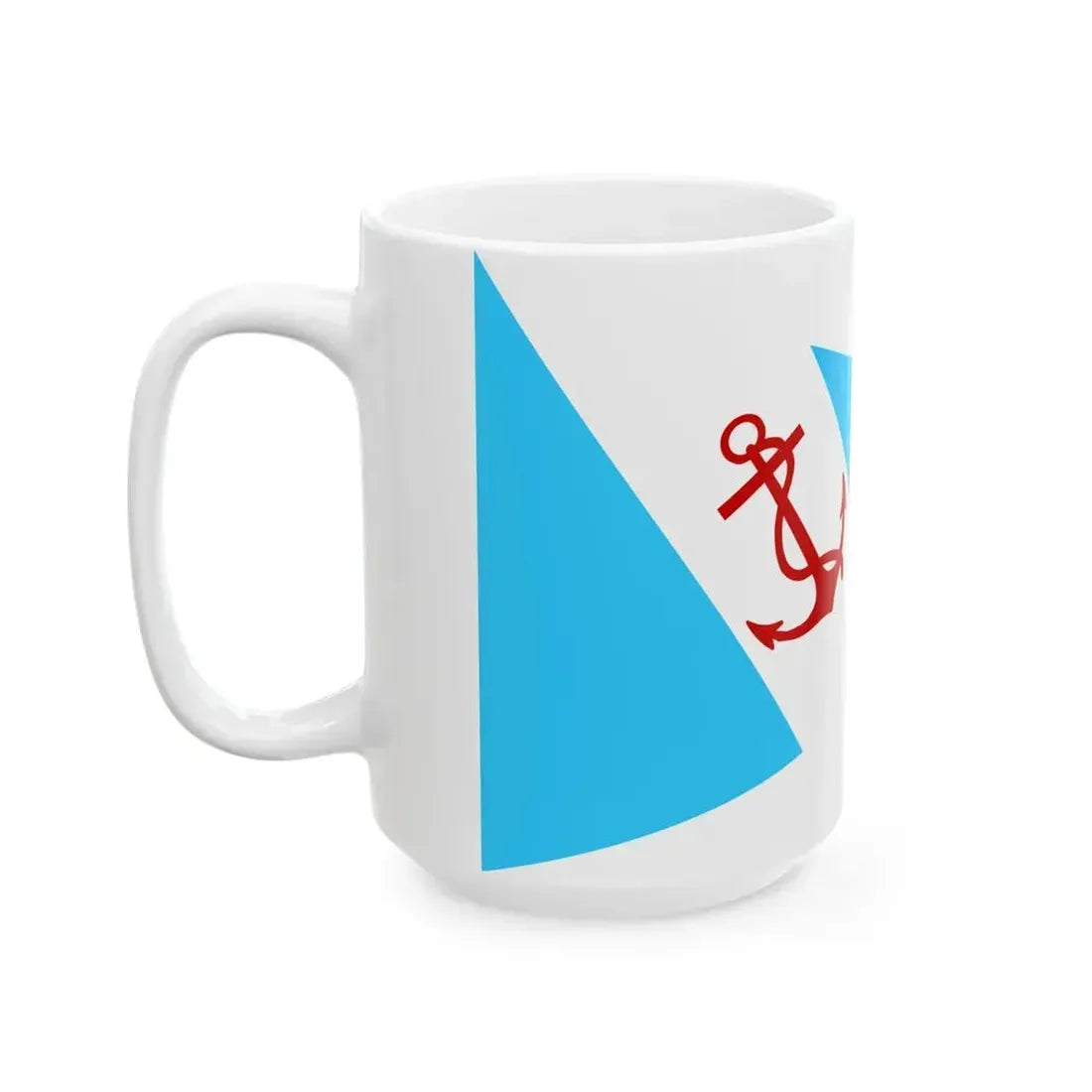 Burgee of YC Argentino (Argentina) White Coffee Mug - Go Mug Yourself