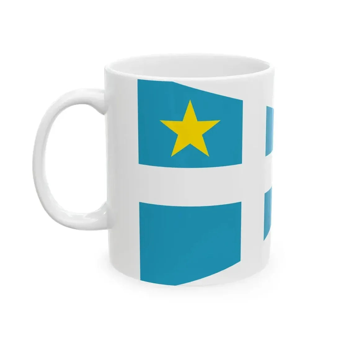 Burgee of YC Olivos (Argentina) White Coffee Mug - Go Mug Yourself