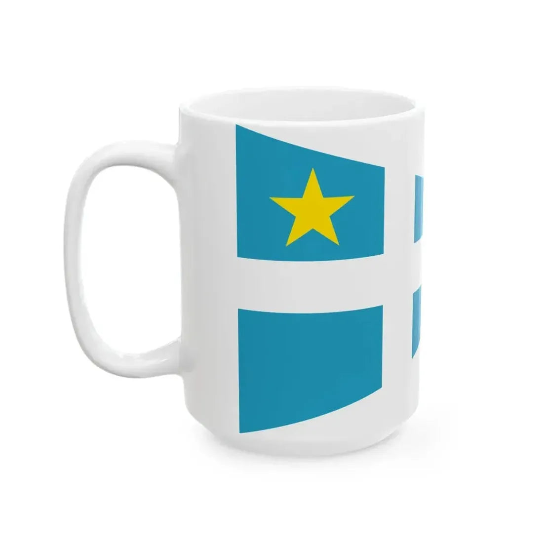 Burgee of YC Olivos (Argentina) White Coffee Mug - Go Mug Yourself