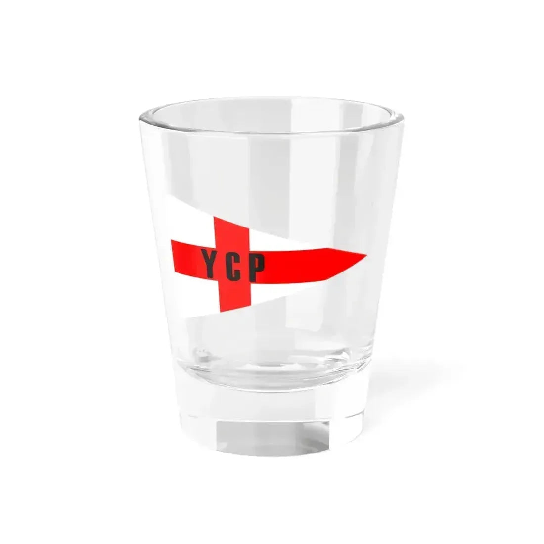 Burgee of YC Peruano (Peru) Shot Glass 1.5oz 1.5oz - Go Mug Yourself