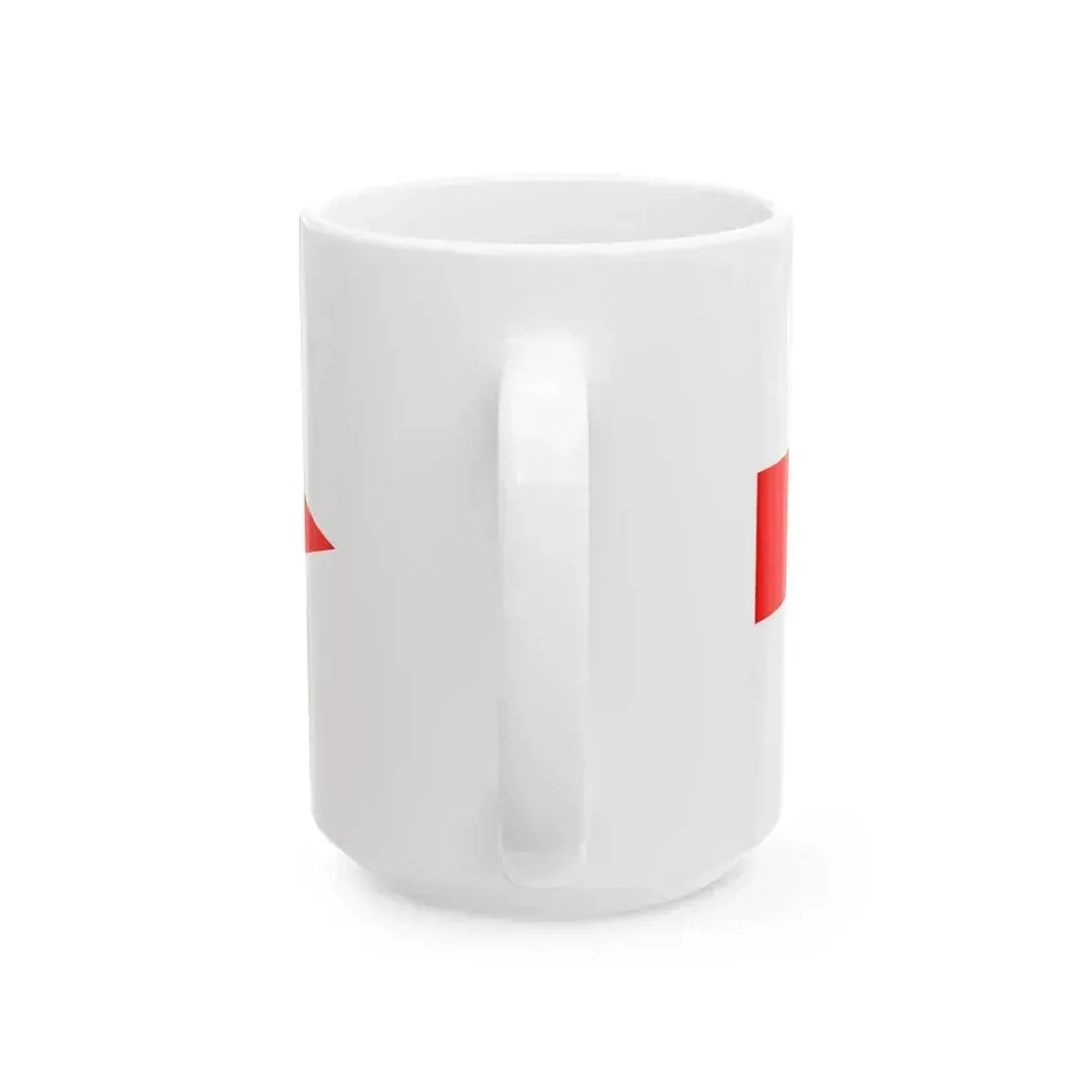 Burgee of YC Peruano (Peru) White Coffee Mug - Go Mug Yourself