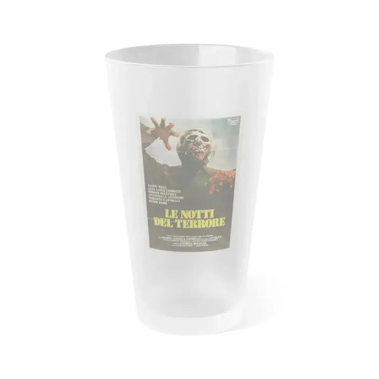 BURIAL GROUND (ITALIAN) 1981 Movie Poster - Frosted Pint Glass 16oz 16oz Frosted - Go Mug Yourself