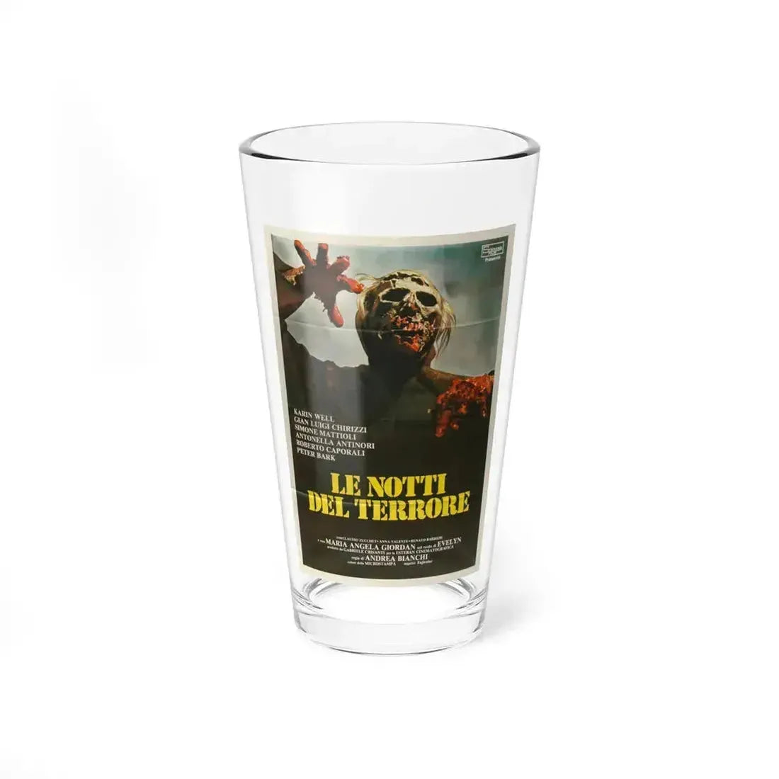 BURIAL GROUND (ITALIAN) 1981 Movie Poster - Pint Glass 16oz 16oz - Go Mug Yourself