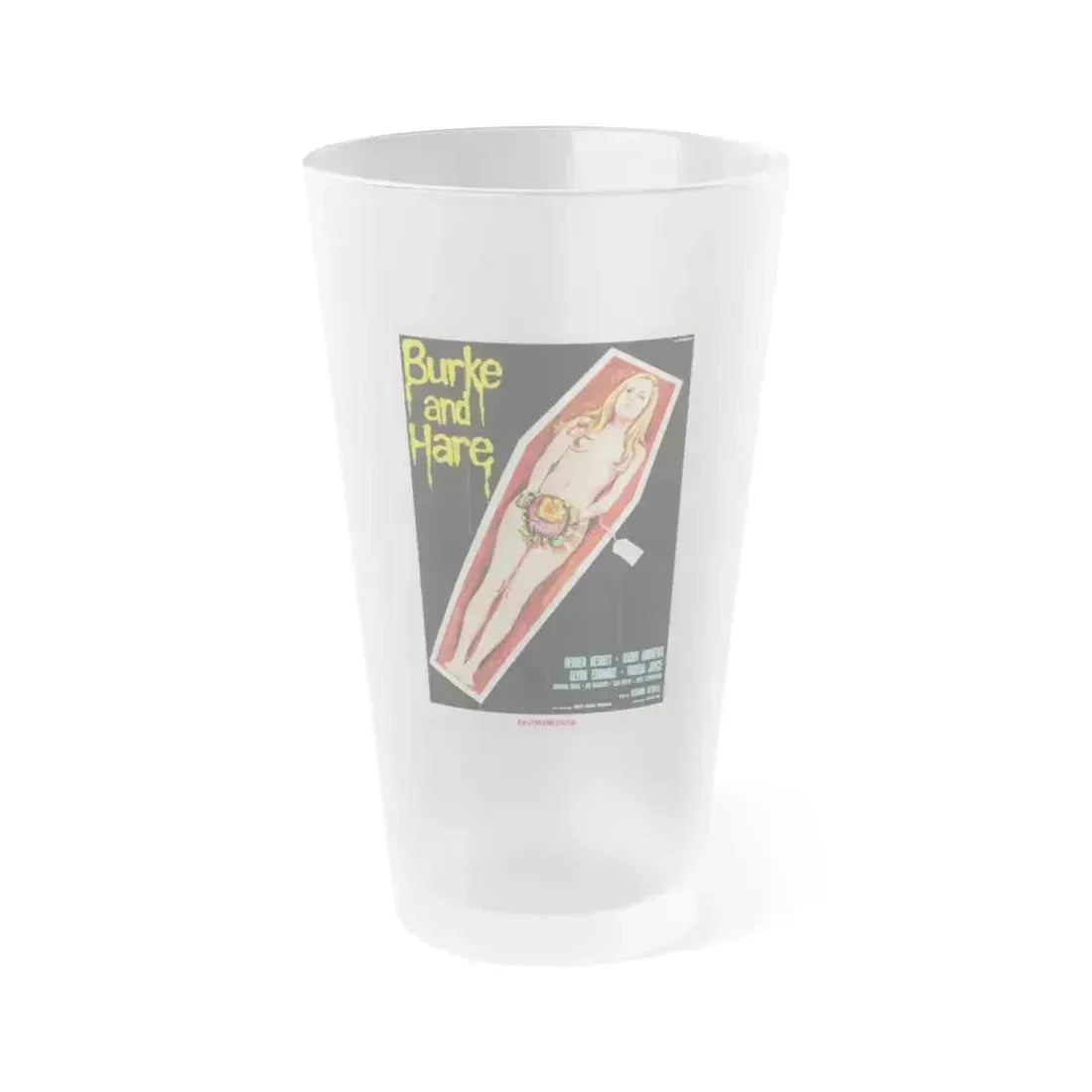 BURKE AND HARE (ITALIAN) 1972 Movie Poster - Frosted Pint Glass 16oz 16oz Frosted - Go Mug Yourself
