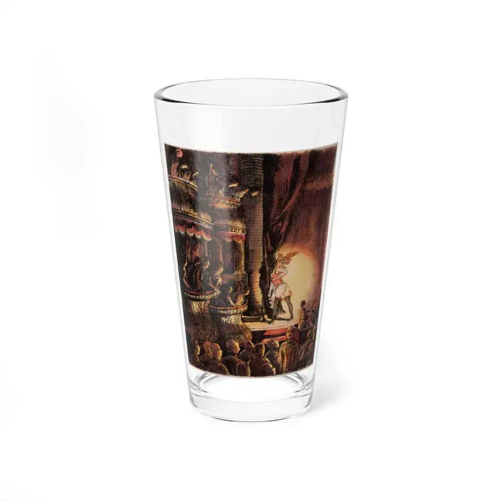 Burlesque Show (Magazine Illustration) Pint Glass 16oz 16oz - Go Mug Yourself