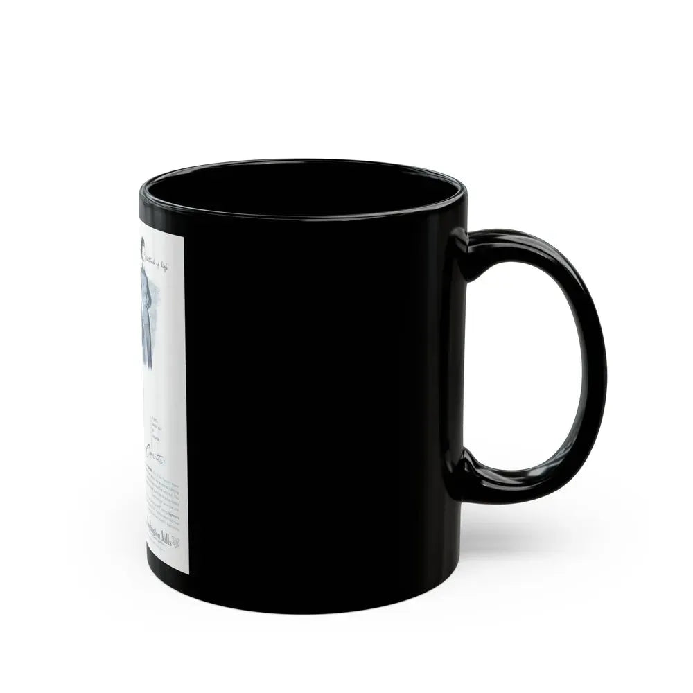 Burlington Mills, 1948 - Black Coffee Mug - Go Mug Yourself
