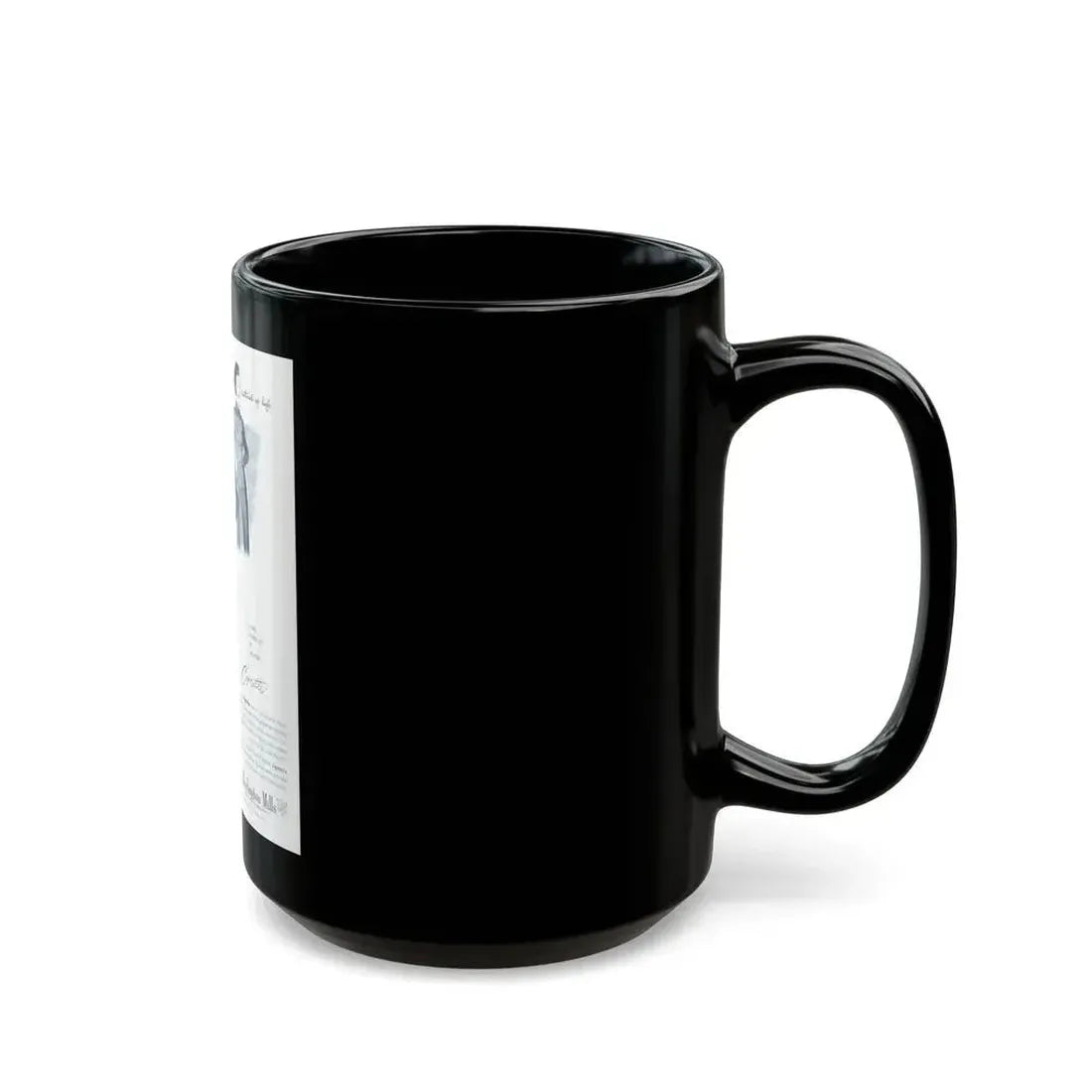 Burlington Mills, 1948 - Black Coffee Mug - Go Mug Yourself