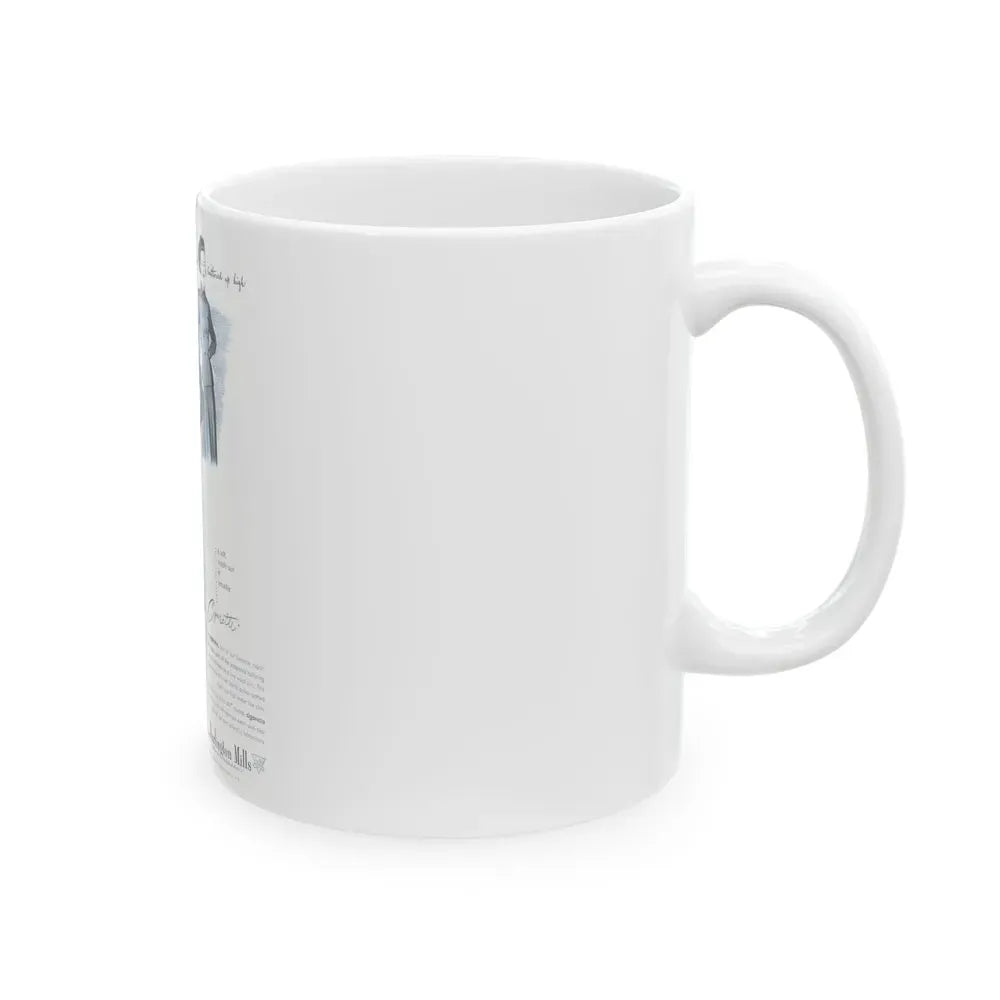 Burlington Mills, 1948 - White Coffee Mug - Go Mug Yourself