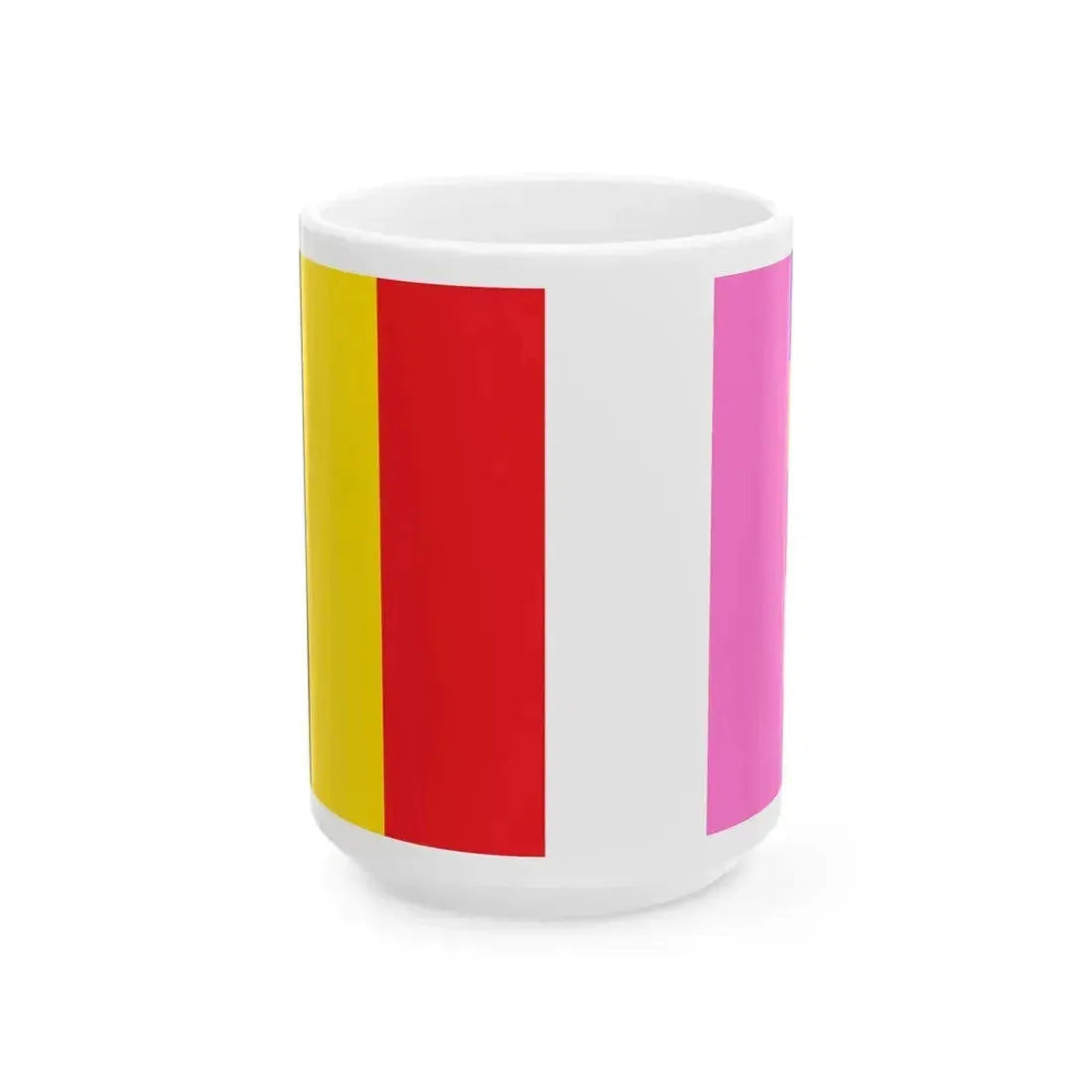 Burmese buddhist flag (Myanmar) White Coffee Mug 15oz - Go Mug Yourself