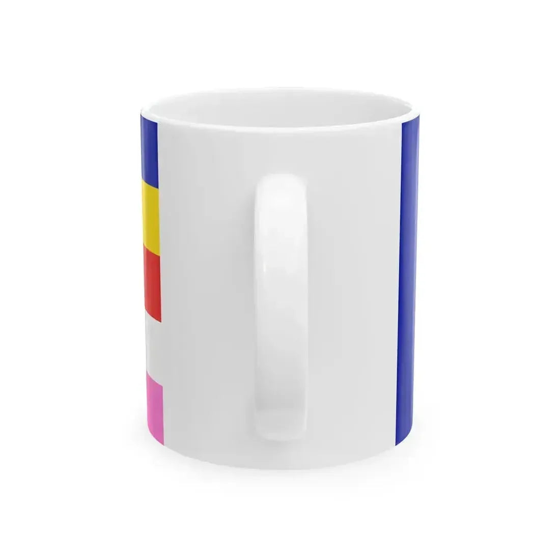 Burmese buddhist flag (Myanmar) White Coffee Mug - Go Mug Yourself