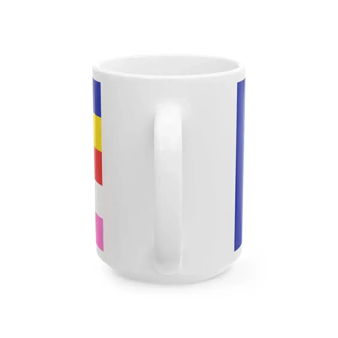 Burmese buddhist flag (Myanmar) White Coffee Mug - Go Mug Yourself
